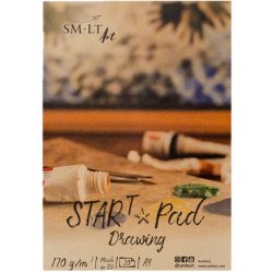 Smiltanis Skicák SMLT Art Start Pad Ddrawing gramáž 170 gsm 20 listů lepený A4