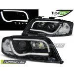 Tuning-Tec Přední čirá LED světla Audi A6 (1997 - 2001) - Tube Light - černé – Hledejceny.cz