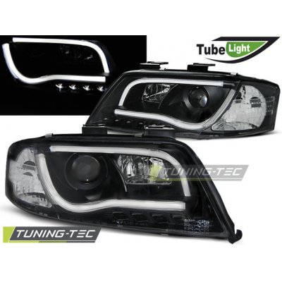 Tuning-Tec Přední čirá LED světla Audi A6 (1997 - 2001) - Tube Light - černé – Hledejceny.cz