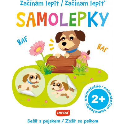 Začínám lepit samolepky sešit s pejskem – Zboží Dáma