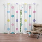 Sablio Závěs Puntík vedle puntíku: 2ks 140x250cm – Zboží Mobilmania