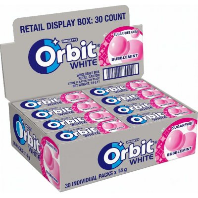 Wrigley's Orbit žvýkačky Bubblemint 14 g – Hledejceny.cz