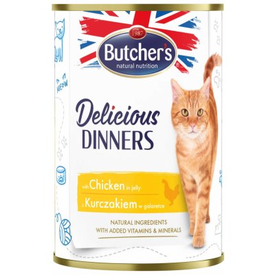 Butcher's Delicious Dinners kawałki z kurczakiem w galaretce 400 g