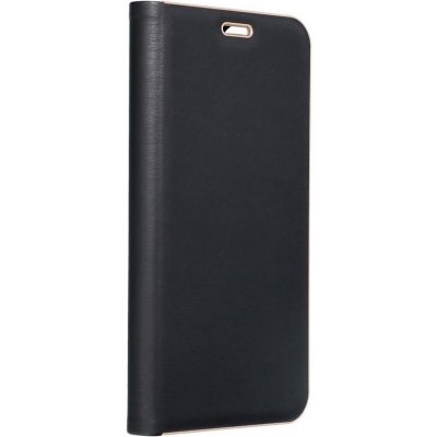 Pouzdro Forcell LUNA Book Gold Huawei P30 Lite černé – Sleviste.cz