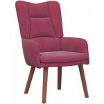 NoBi Comfort nohy dřevěné látka červená – Sleviste.cz