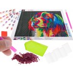 KIK Diamantové malování Pes 40 x 30 cm – Sleviste.cz