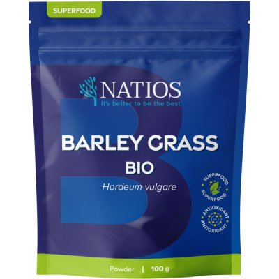 NATIOS Mladý ječmen BIO prášek 100 g – Hledejceny.cz