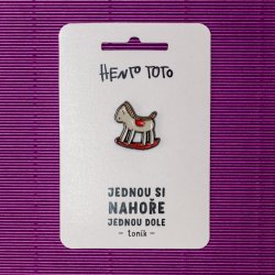 Hento Toto odznak/pin Toník