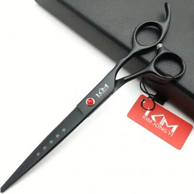 KM Dog Grooming Scissors Stainles Steel Nerezová ocel 20 cm černá – Hledejceny.cz