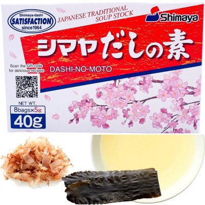 Shimaya Dashi No Moto rybí vývar v prášku 8 x 5 g – Zboží Dáma