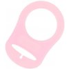 Řetízek na dudlíky Ideal silikon držák dudlíku baby pink