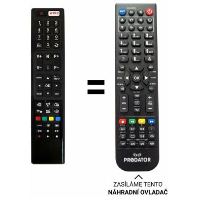 Dálkový ovladač Predátor JVC RC4848 – Hledejceny.cz