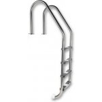 PWS schůdky 4 stupně STANDARD Into Concrete SALT (AISI 316) – Sleviste.cz