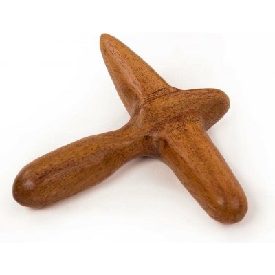BODHI Masážní pomůcka T, tvrdé dřevo, 11 x 10 cm – Zboží Mobilmania