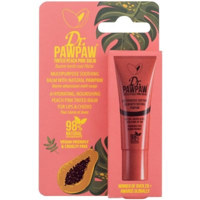 Dr, Pawpaw Peach Pink Balm víceúčelový tónovaný balzám 10 ml – Zboží Mobilmania