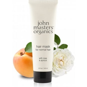 John Masters Organics Rose & Apricot maska na vlasy 148 ml