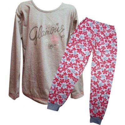 Betty Mode dívčí pyžamo glamour šedé – Zbozi.Blesk.cz