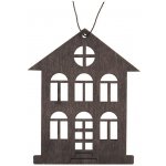 Domek dřevěný 10 x 12 x 0,3 cm černý Anděl Přerov s.r.o. – Hledejceny.cz