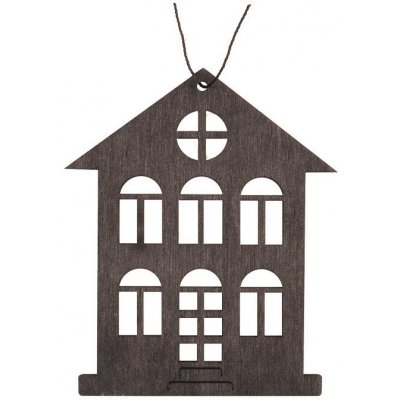 Domek dřevěný 10 x 12 x 0,3 cm černý Anděl Přerov s.r.o. – Hledejceny.cz
