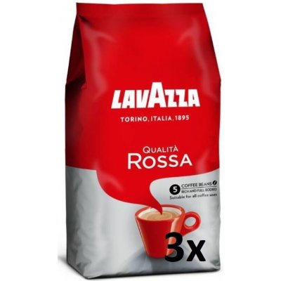 Lavazza Qualita Rossa 3 x 1 kg – Hledejceny.cz