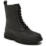 Calvin Klein Jeans polokozačky Chunky Combat Laceup Boot Rub YW0YW01066 Triple black – Zboží Mobilmania