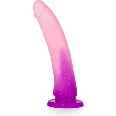 BOOM silikonové dildo zdobené jemnými glitry – Zboží Mobilmania