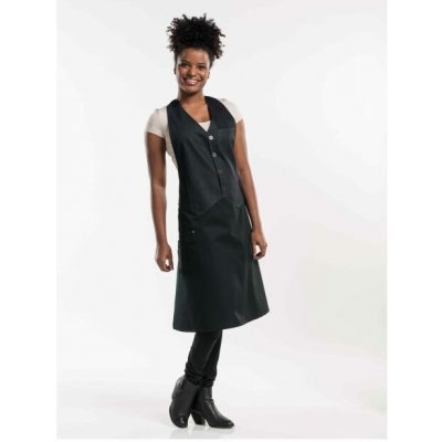 Chaud Devant Zástěra Barista Black Denim Black One Size One Size černá – Hledejceny.cz