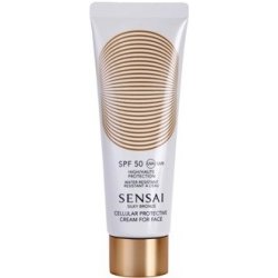 Sensai Silky Bronze Cellular Protective Cream For Face protivráskový krém na opalování SPF50 50 ml