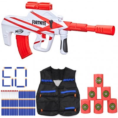 Nerf Fortnite B-AR AUG + vesta + terče + 50 šípů – Zboží Mobilmania