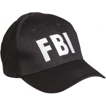 Čepice Mil-tec Baseball s nápisem FBI černá