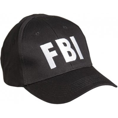 Čepice Mil-tec Baseball s nápisem FBI černá
