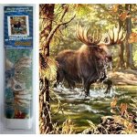 Norimpex Diamantové malování Los v řece 30 x 40 cm – Sleviste.cz