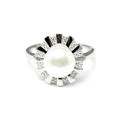 MEUCCI SP36R Stříbrný prsten s perlou