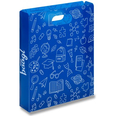 Baagl Plastové desky na školní sešity School modré – Zbozi.Blesk.cz