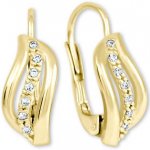 Soliter Zlaté náušnice s krystaly 239 001 00688 – Zboží Dáma