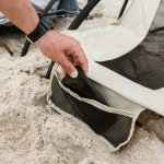 Křeslo VIRTUFIT Foldable Beach Chair Černé – Hledejceny.cz