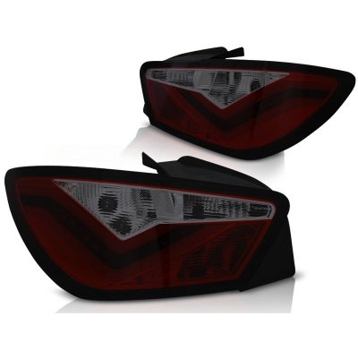 ZADNÍ SVĚTLA SEAT IBIZA 2008-2012, HATCHBACK, 3DVEŘ. LED BAR ČERVENÉ, KOUŘOVÉ – Hledejceny.cz