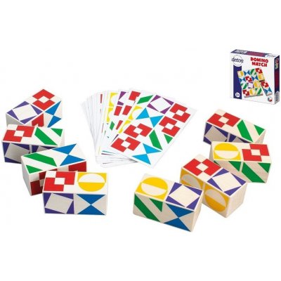 Detoa Domino match dřevo v krabičce – Zboží Dáma