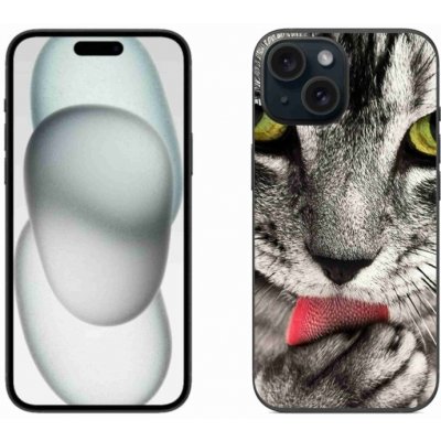mmCase Gelové iPhone 15 - zelené kočičí oči – Zboží Mobilmania