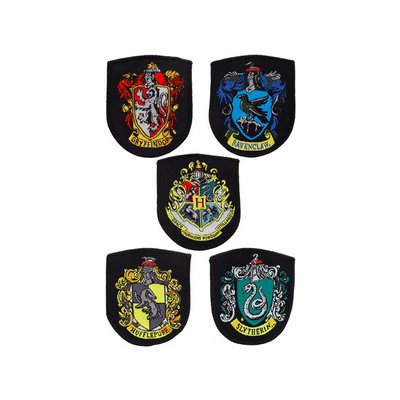 Nášivka - Harry Potter Patches 5-Pack House Crests, HPECREST-HP – Sleviste.cz