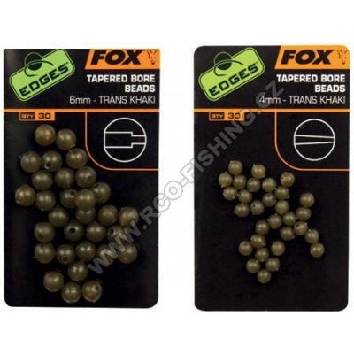 Fox Edges Korálky Camo Tapered Bore Beads 4mm 30ks – Zbozi.Blesk.cz