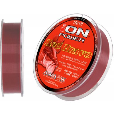 AWA-SHIMA ION POWER RED BRAVO 150 m 0,234 mm – Zboží Mobilmania