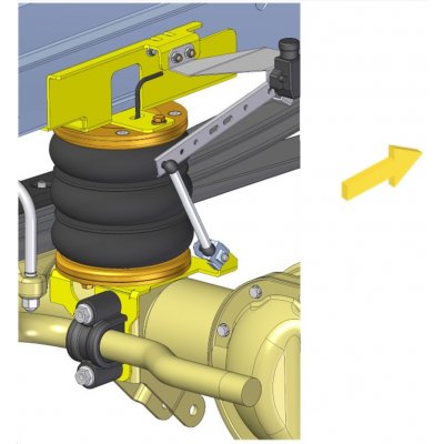 Mercedes Benz Sprinter 500 (2018-) 4x4 WDB 907 - přídavné vzduchové pérování Dunlop - Možnost 3 s panelem pro Mercedes Sprinter (18-) L.SPR.18D.4.C.M | Zboží Auto