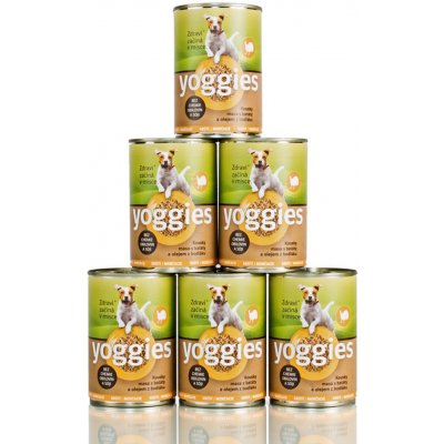 Yoggies krůtí pro psy s batáty a bodlákovým olejem 6 x 400 g
