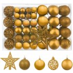 Maxo Sada 100 ks vánočních koulí hvězda zlatá – Hledejceny.cz