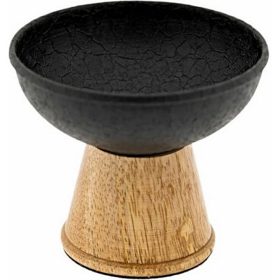 Nefertitis Kadidelnice kovová kalich Black Elaia 9 cm NF66566 - cca 9 x 11,5 cm – Zboží Mobilmania