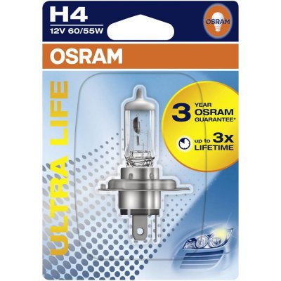 Osram Ultra Life 64193ULT-02B H4 P43t 12V 60/55W – Zboží Mobilmania