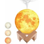 Lurecom Aroma Diffuser LED 3D Moon lamp AG354E vibrační ultrazvukový difuzér 880 ml – Zboží Dáma