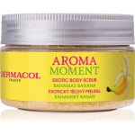 Dermacol Aroma Moment Bahamas Banana Exotic Body Scrub cukrový peeling s banánovou vůní 200 ml – Zboží Dáma