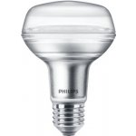 Philips LED žárovka E27 R80 8W 100W teplá bílá 2700K , reflektor 36° – Zboží Živě